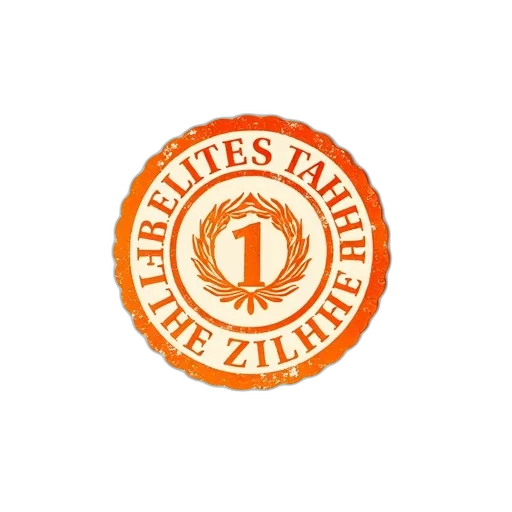 orange, stamp, reads, heiliges transparent PNG cut-out