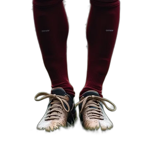 shoes, jacket, staff, hair transparent PNG cut-out