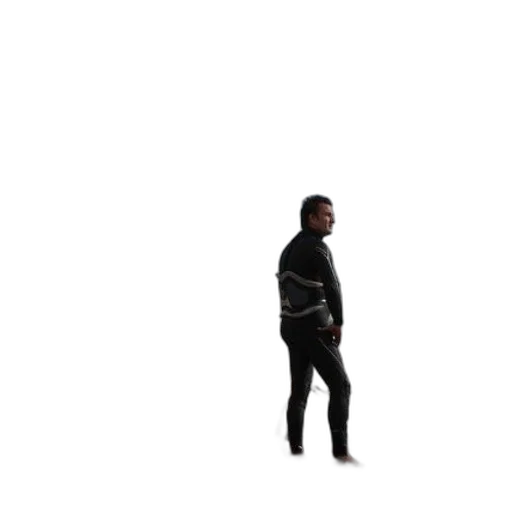 jacket, staff, creature, animal transparent PNG cut-out