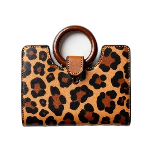 jewelry, brown, leopard, print transparent PNG cut-out