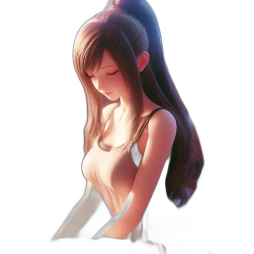 dress, hair, face, robot transparent PNG cut-out