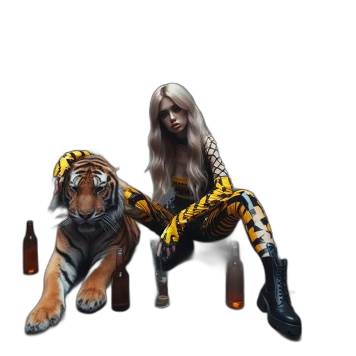 animal, concept art, fantasy art, pixel art transparent PNG cut-out