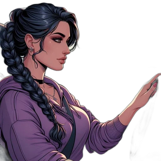dress, staff, fantasy art, concept art transparent PNG cut-out