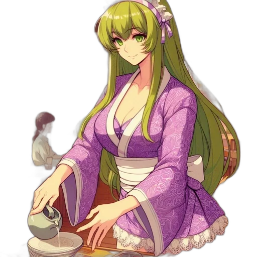 staff, dress, food, pixel art transparent PNG cut-out