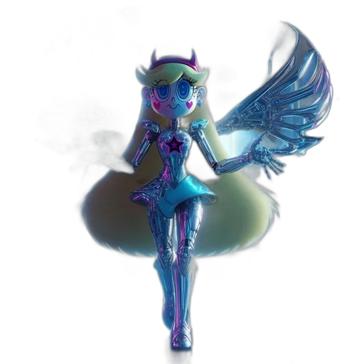 staff, robot, dragon, dress transparent PNG cut-out