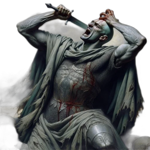 sword, fantasy art, concept art, photorealistic transparent PNG cut-out
