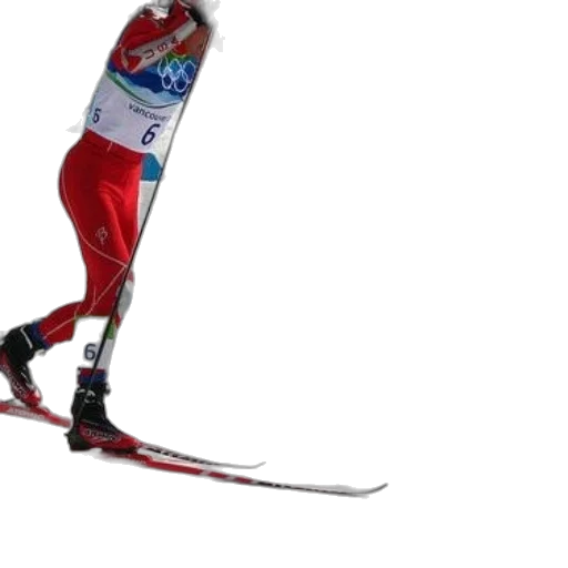 staff, skier, red, pants transparent PNG cut-out