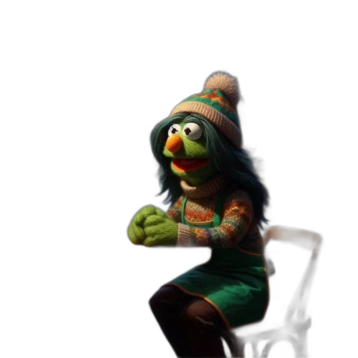 hat, animal, creature, staff transparent PNG cut-out