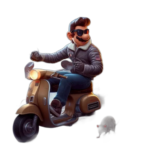 animal, concept art, cartoon, pixel art transparent PNG cut-out