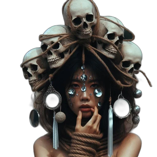 mask, jewelry, face, crown transparent PNG cut-out