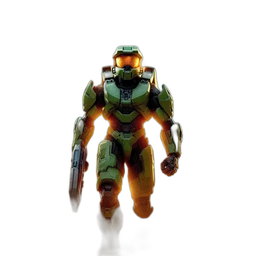 robot, weapon, creature, 3d render transparent PNG cut-out