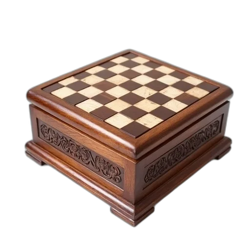 furniture, crown, 3d render, wooden transparent PNG cut-out