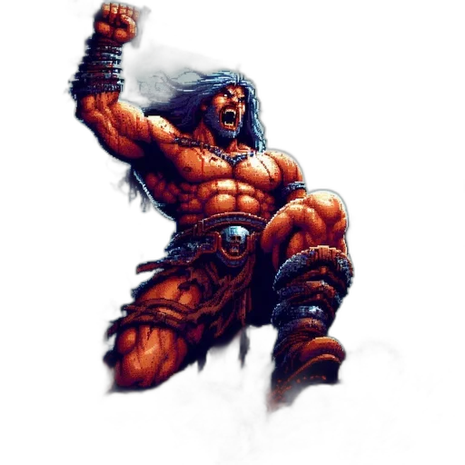 fantasy art, concept art, comic book art, pixel art transparent PNG cut-out