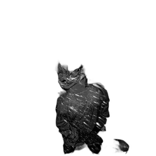 animal, creature, staff, hair transparent PNG cut-out