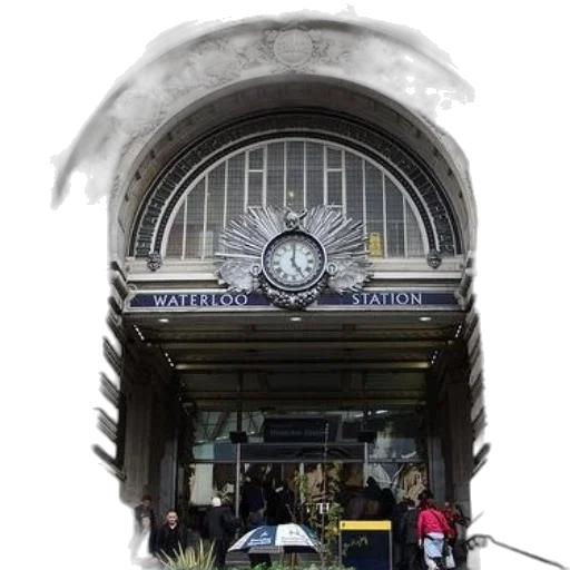 umbrella, building, staff, hat transparent PNG cut-out