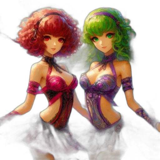 dress, concept art, fantasy art, pixel art transparent PNG cut-out