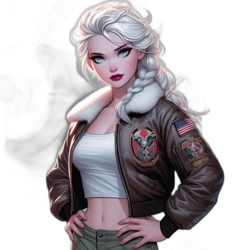 jacket, comic book art, concept art, fantasy art transparent PNG cut-out