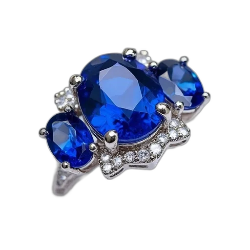 jewelry, crown, blue, ring transparent PNG cut-out