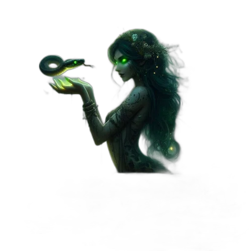 staff, creature, weapon, dragon transparent PNG cut-out
