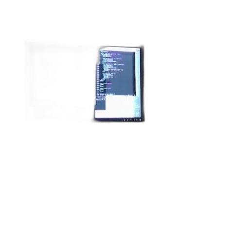 staff, pixel art, 3d render, blue transparent PNG cut-out
