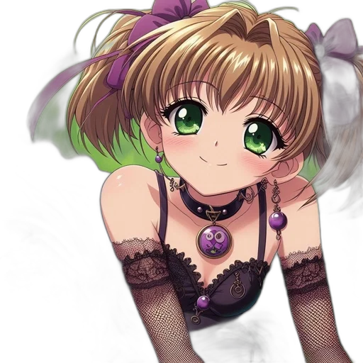dress, jewelry, staff, flower transparent PNG cut-out