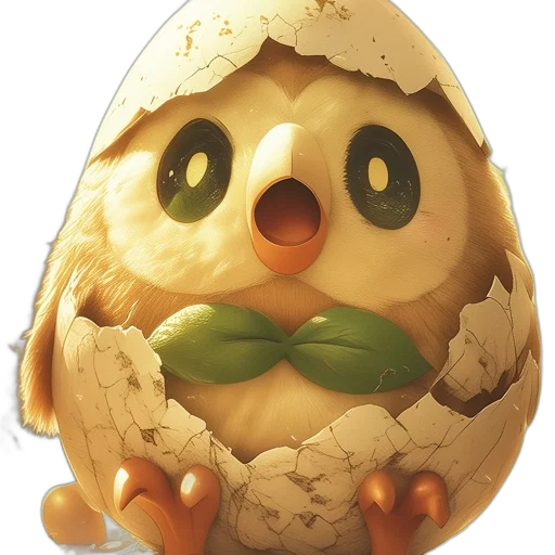 food, animal, 3d render, concept art transparent PNG cut-out