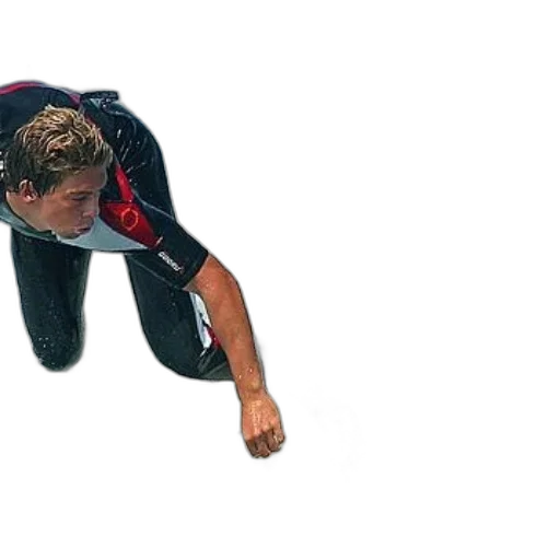 hair, surfer, black, red transparent PNG cut-out