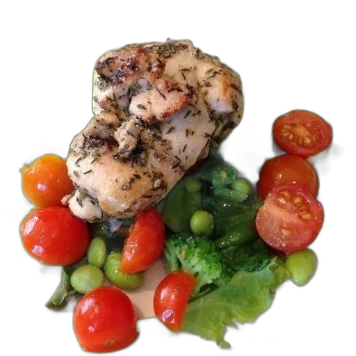 food, photorealistic, 3d render, plate transparent PNG cut-out