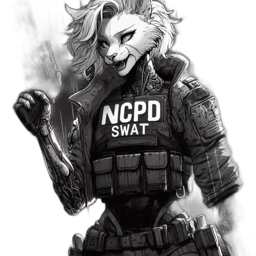 weapon, jacket, concept art, comic book art transparent PNG cut-out