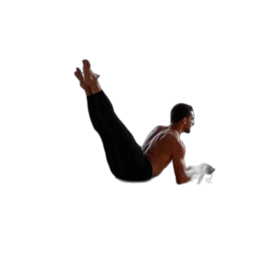 staff, man, doing, reformer transparent PNG cut-out