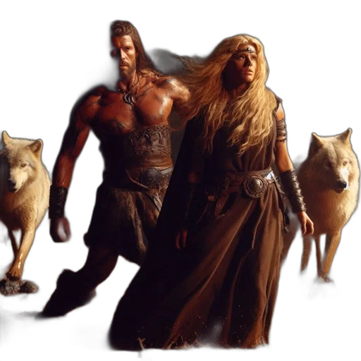concept art, fantasy art, comic book art, photorealistic transparent PNG cut-out