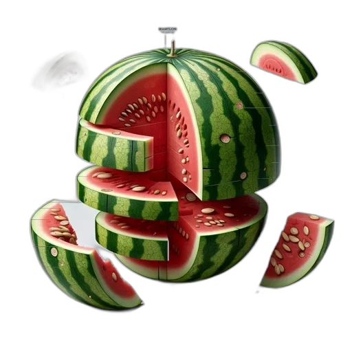 food, jewelry, concept art, 3d render transparent PNG cut-out