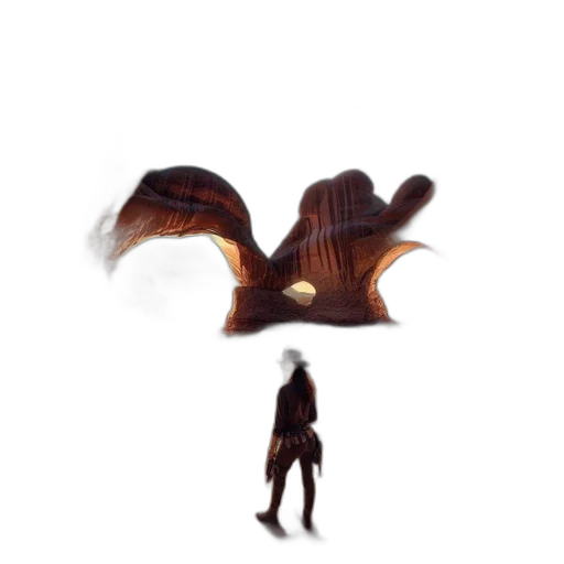 creature, dragon, mask, umbrella transparent PNG cut-out