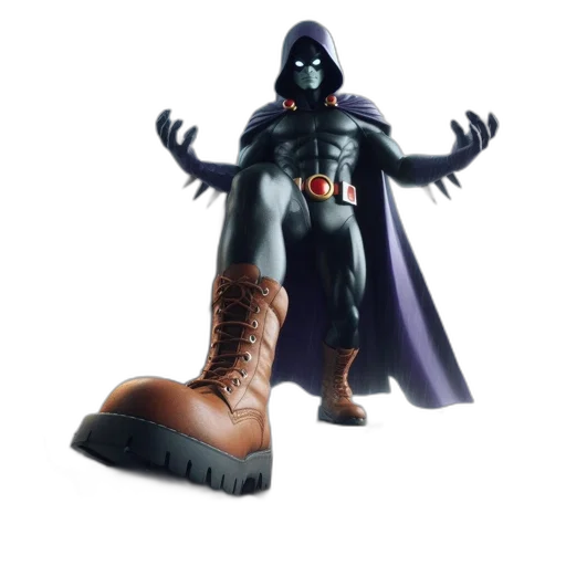 shoes, during, rainstorm, mysterious transparent PNG cut-out
