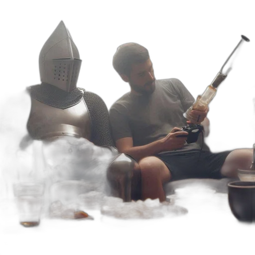 sword, weapon, robot, mask transparent PNG cut-out