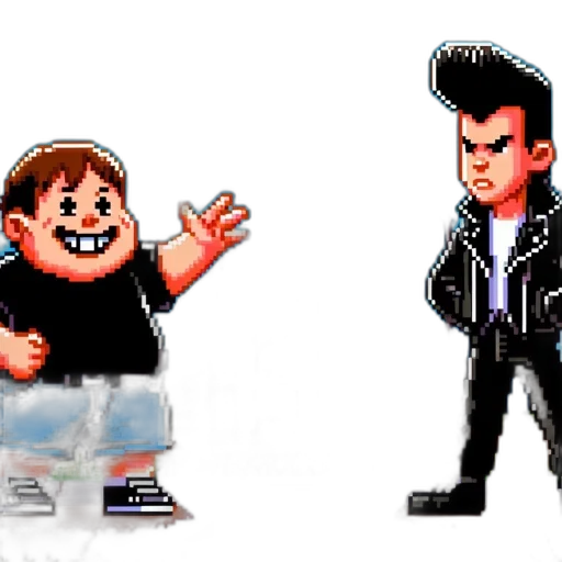 pixel art, concept art, cartoon, 3d render transparent PNG cut-out