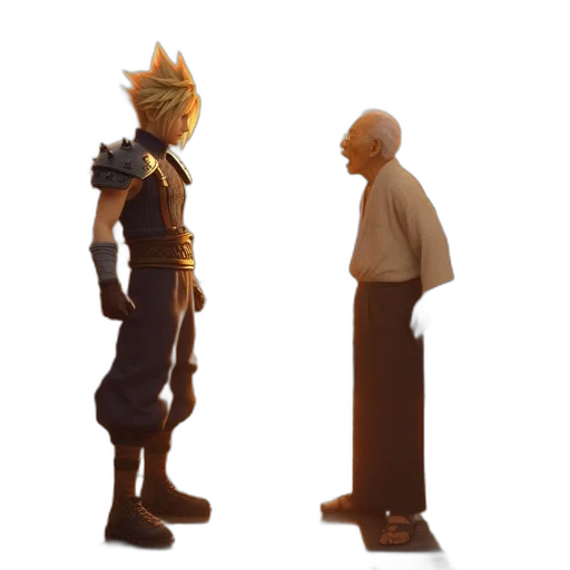 sword, staff, 3d render, concept art transparent PNG cut-out