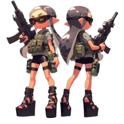 weapon, jacket, concept art, pixel art transparent PNG cut-out