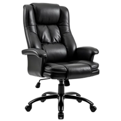 furniture, staff, 3d render, black transparent PNG cut-out