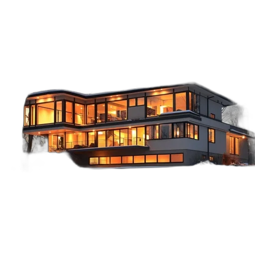building, furniture, 3d render, concept art transparent PNG cut-out