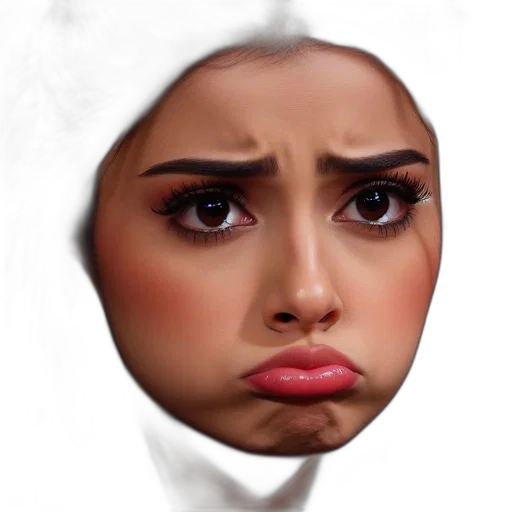 face, mask, crown, hair transparent PNG cut-out