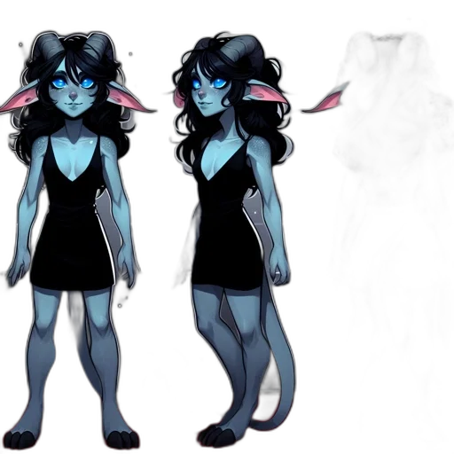 dress, concept art, fantasy art, cartoon transparent PNG cut-out