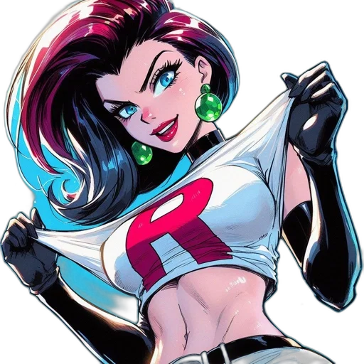 comic book art, cartoon, concept art, anime transparent PNG cut-out