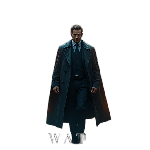 jacket, concept art, comic book art, photorealistic transparent PNG cut-out