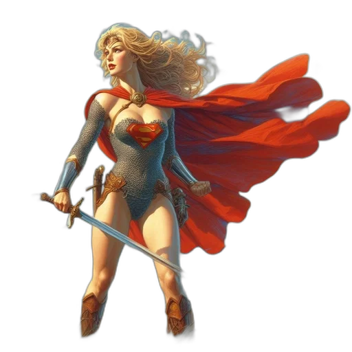 comic book art, concept art, fantasy art, pixel art transparent PNG cut-out