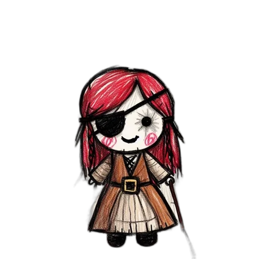 staff, dress, umbrella, concept art transparent PNG cut-out