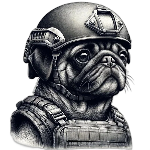 animal, face, staff, robot transparent PNG cut-out