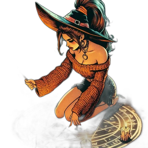 hat, mask, staff, jewelry transparent PNG cut-out