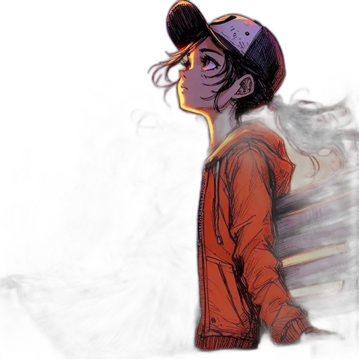 mask, face, jacket, hat transparent PNG cut-out