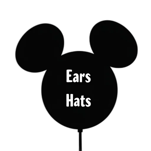 hat, stylized, black, silhouette transparent PNG cut-out